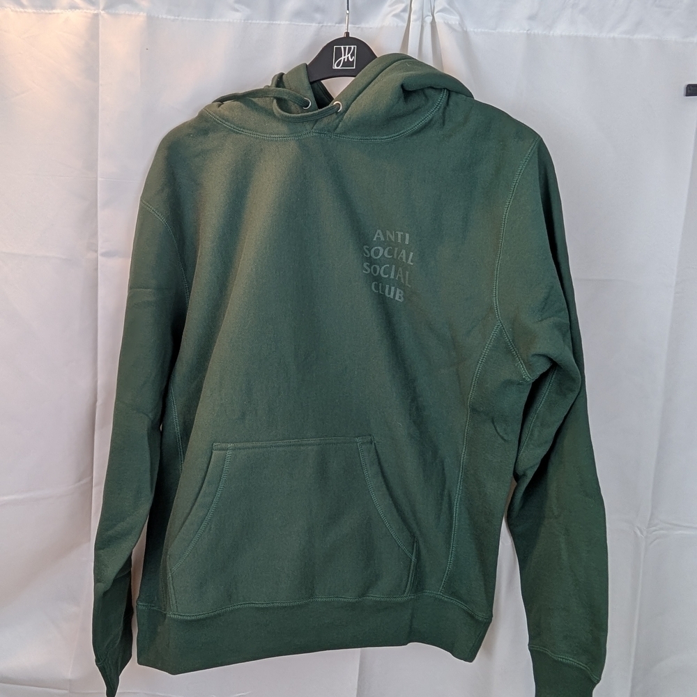 Anti Social Social Club hoddie size M BNWT dark green